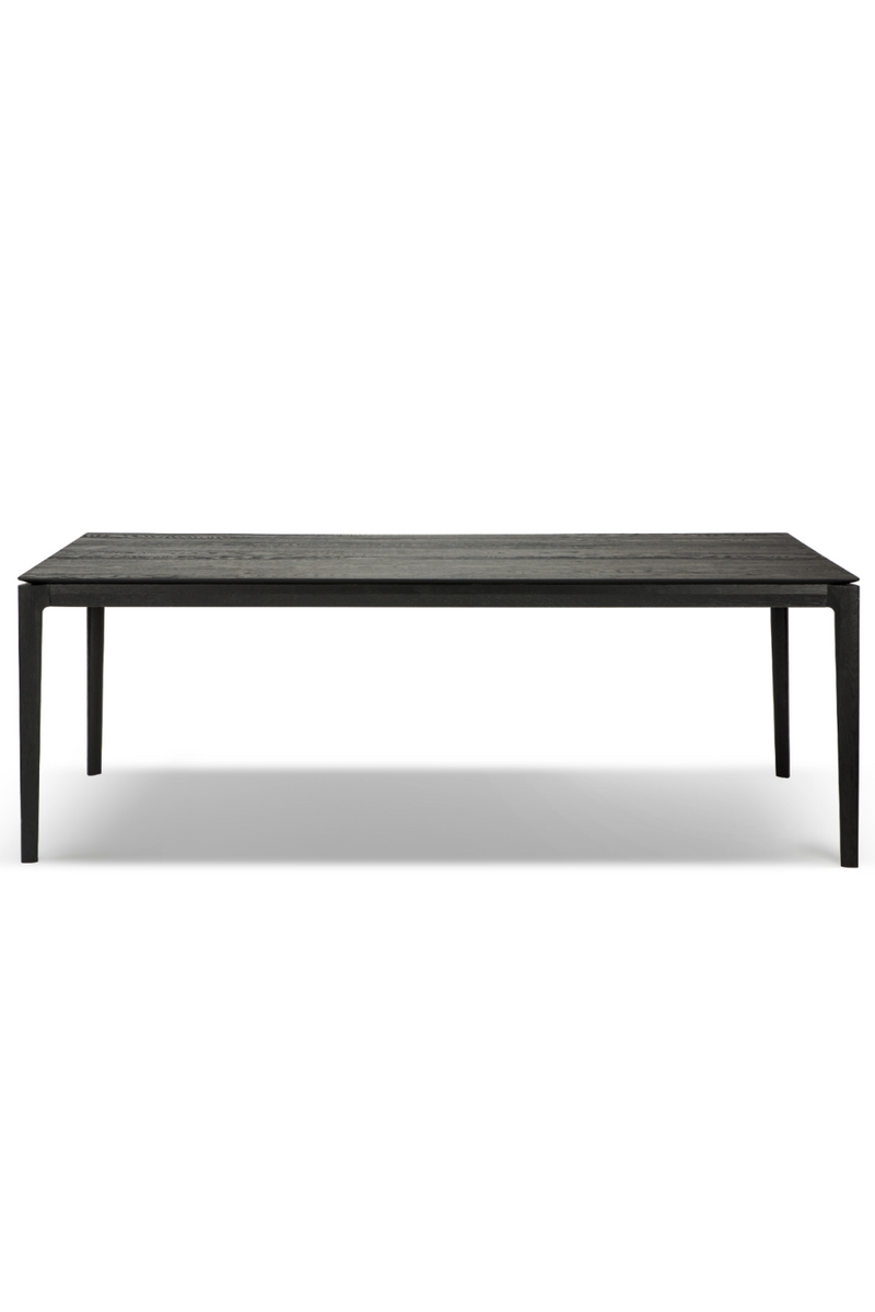 Black Oak Minimalist Dining Table | Ethnicraft Bok | Oroatrade.com