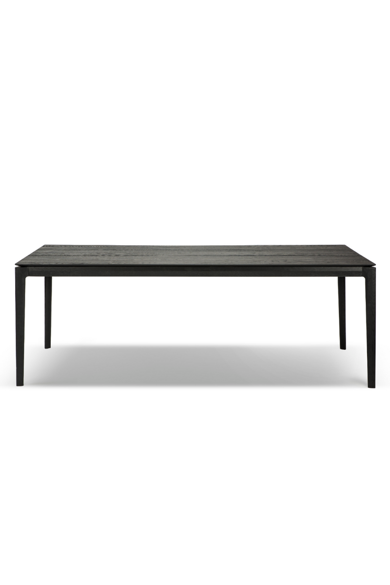 Black Oak Minimalist Dining Table | Ethnicraft Bok | Oroatrade.com