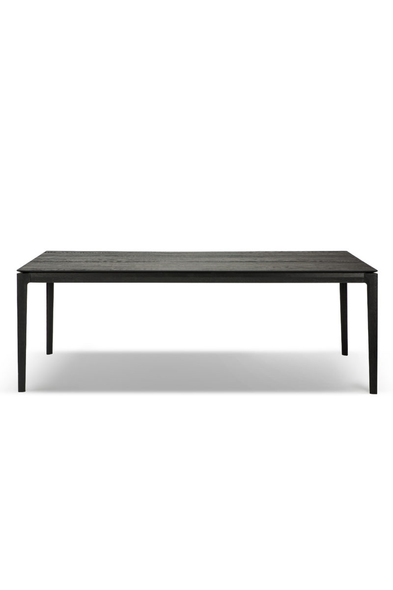 Black Oak Minimalist Dining Table | Ethnicraft Bok | Oroatrade.com