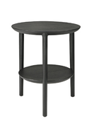 Circular Tiered Black Oak Side Table | Ethnicraft Bok ‚îÇ Oroatrade.com