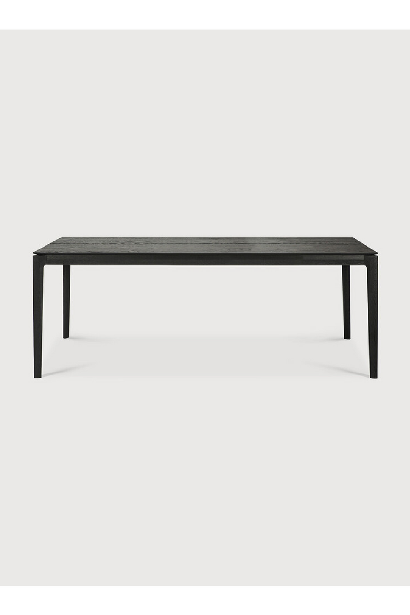 Extendable Black Oak Dining Table | Ethnicraft Bok | Oroatrade.com