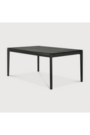 Extendable Black Oak Dining Table | Ethnicraft Bok | Oroatrade.com