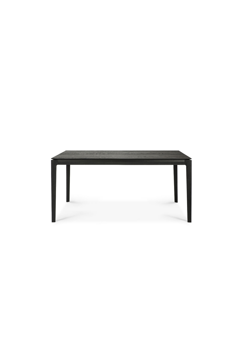 Extendable Black Oak Dining Table | Ethnicraft Bok | Oroatrade.com