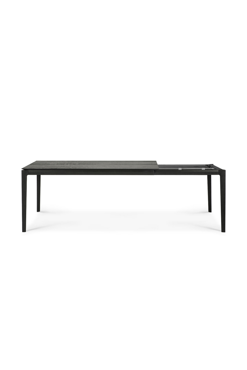 Extendable Black Oak Dining Table | Ethnicraft Bok | Oroatrade.com