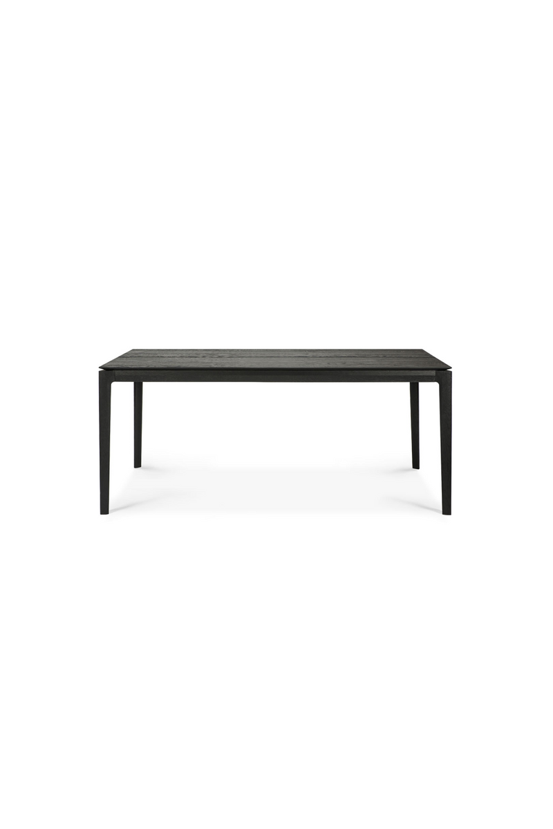 Extendable Black Oak Dining Table | Ethnicraft Bok | Oroatrade.com