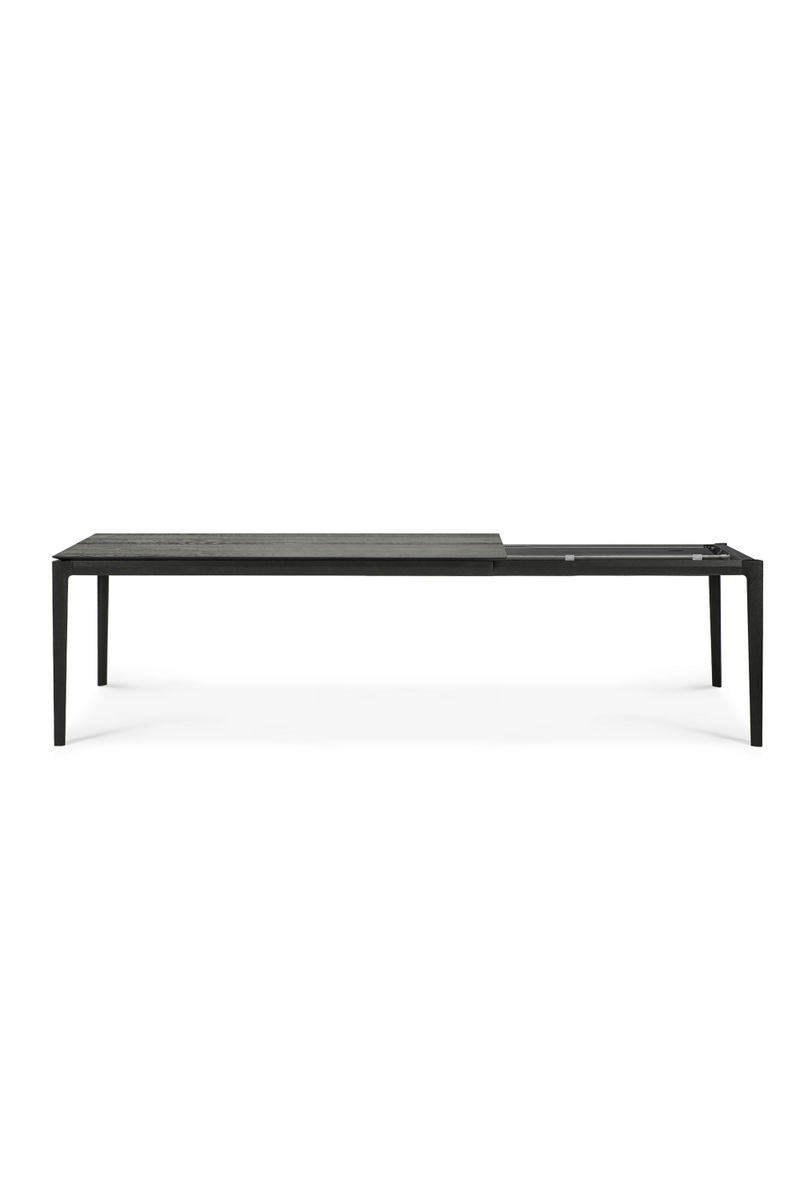 Extendable Black Oak Dining Table | Ethnicraft Bok | Oroatrade.com