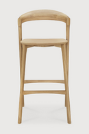 Curved Oak Bar Stool | Ethnicraft Bok | Oroatrade.com
