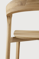 Curved Oak Bar Stool | Ethnicraft Bok | Oroatrade.com