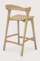 Curved Oak Counter Stool | Ethnicraft Bok | Oroatrade.com