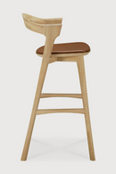 Curved Oak Bar Stool | Ethnicraft Bok | Oroatrade.com