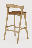 Curved Oak Bar Stool | Ethnicraft Bok | Oroatrade.com