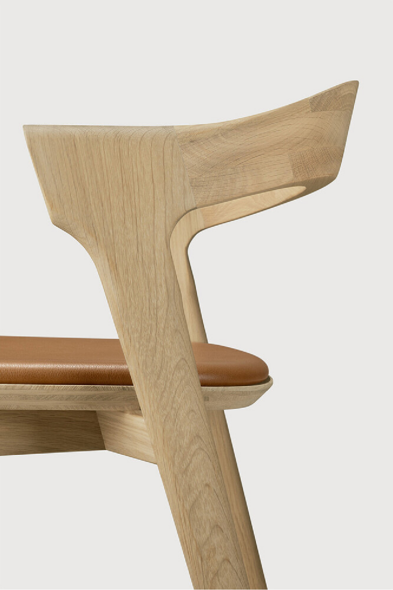 Curved Oak Counter Stool | Ethnicraft Bok | Oroatrade.com