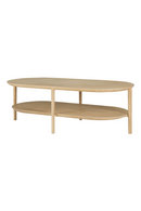 Solid Oak Oval Coffee Table | Ethnicraft Bok | Oroatrade.com