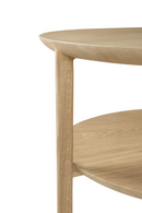 Solid Oak Oval Coffee Table | Ethnicraft Bok | Oroatrade.com