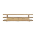 Varnished Teak TV Cupboard | Ethnicraft Kabuki | Oroatrade.com
