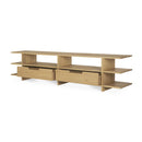 Varnished Teak TV Cupboard | Ethnicraft Kabuki | Oroatrade.com