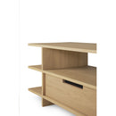 Varnished Teak TV Cupboard | Ethnicraft Kabuki | Oroatrade.com