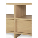 Varnished Teak TV Cupboard | Ethnicraft Kabuki | Oroatrade.com