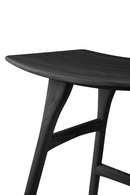 Black Oak Accent Stool | Ethnicraft Osso | Oroatrade.com