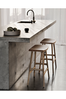 Modern Upholstered Oak Counter Stool | Ethnicraft Osso | Oroatrade.com