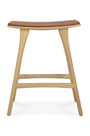 Modern Upholstered Oak Counter Stool | Ethnicraft Osso | Oroatrade.com