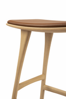 Modern Upholstered Oak Counter Stool | Ethnicraft Osso | Oroatrade.com