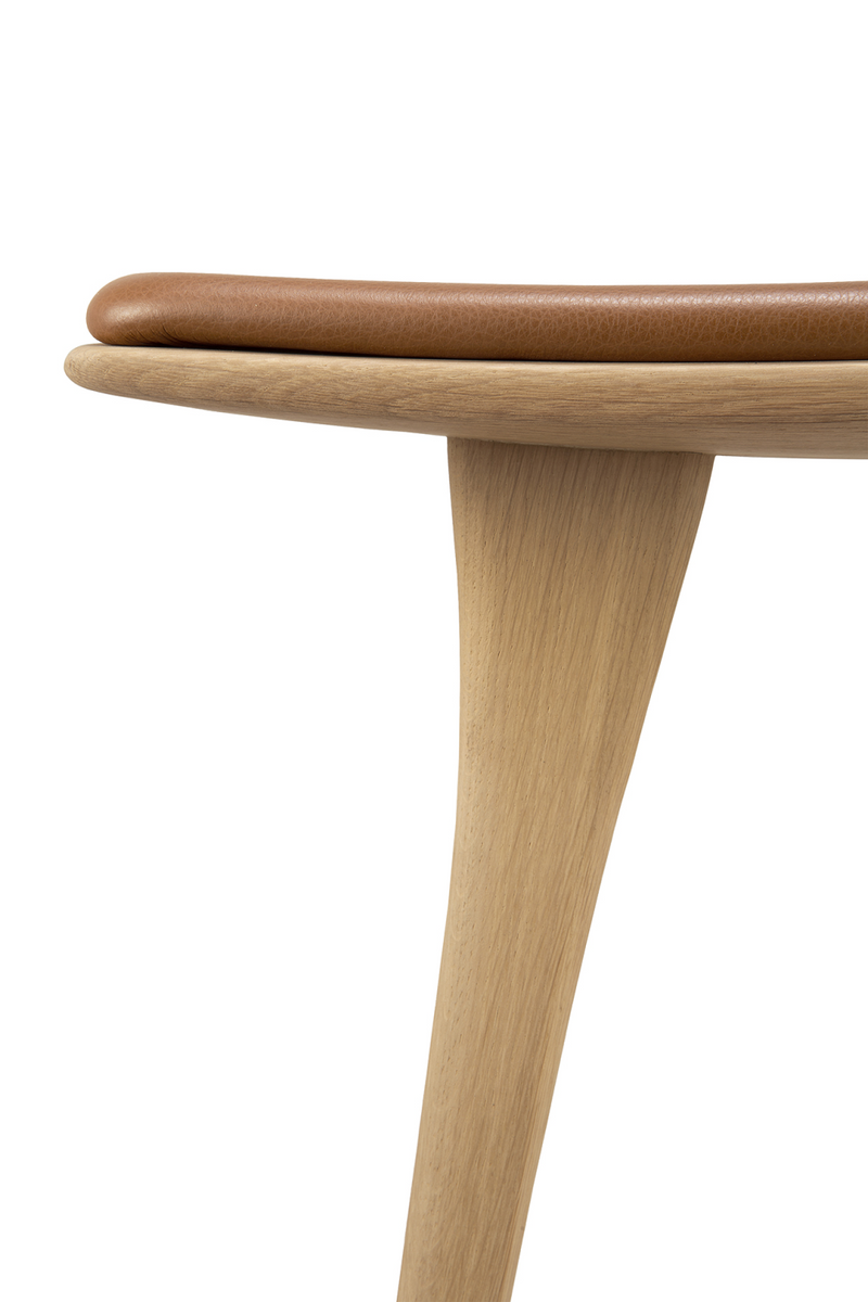 Modern Upholstered Oak Counter Stool | Ethnicraft Osso | Oroatrade.com