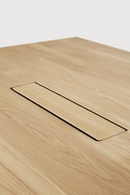 Natural Oak Meeting Table | Ethnicraft Geometric | Oroatrade.com