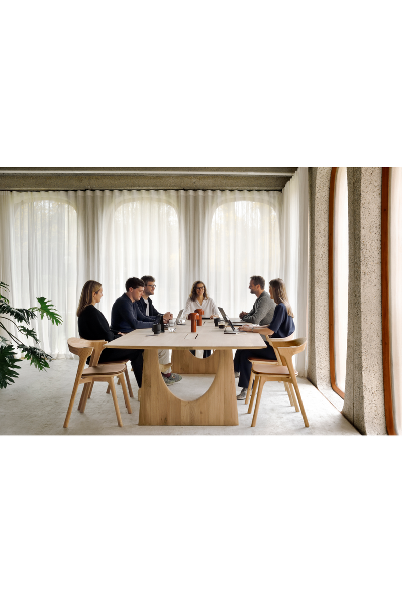 Natural Oak Meeting Table | Ethnicraft Geometric