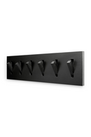 Black Solid Oak Wall Hanger | Ethnicraft Utilitile | Oroatrade.com