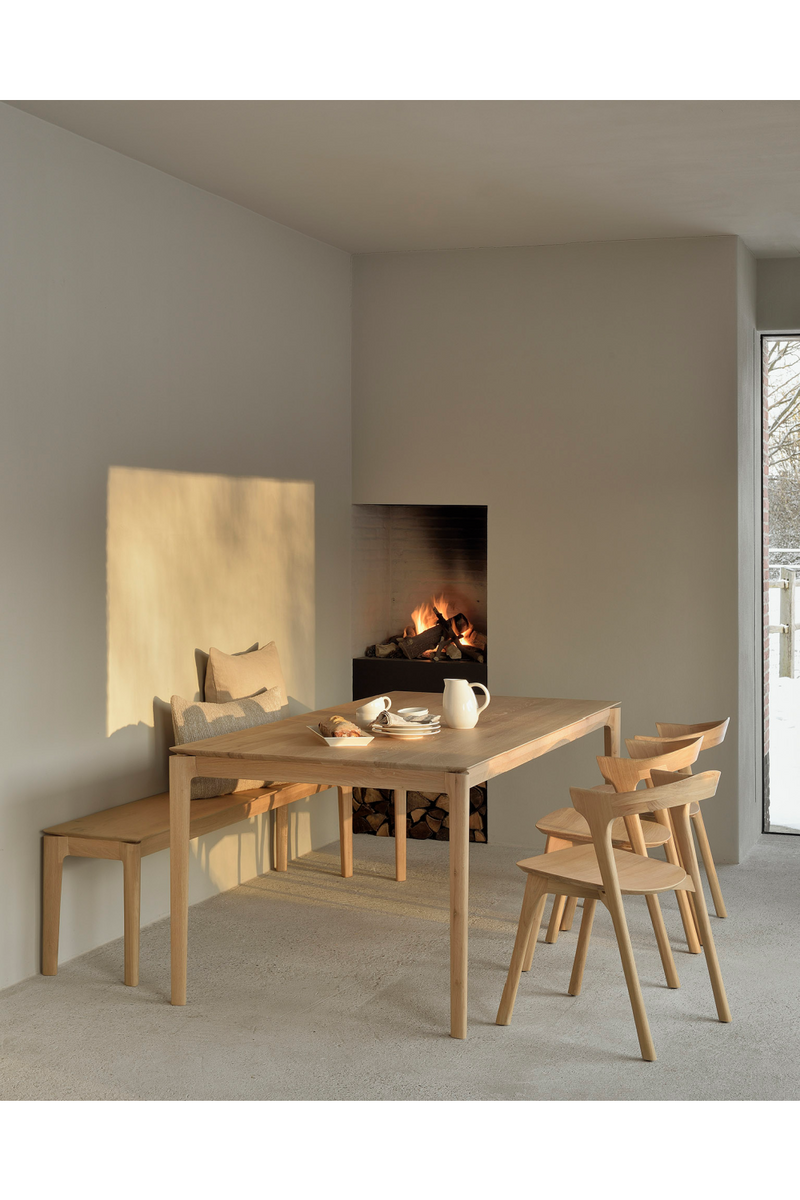 Varnished Oak Dining Table | Ethnicraft Bok | Oroatrade.com