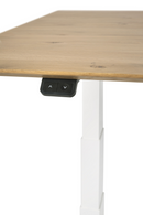 White Metal Adjustable Desk Base | Ethnicraft Bok | Oroatrade.com