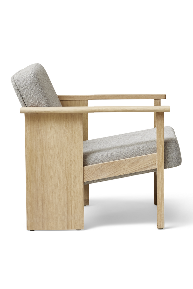 White Oak Panel Lounge Chair | Form & Refine Block | Oroatrade.com