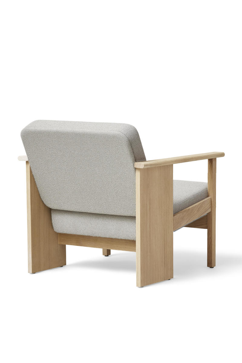 White Oak Panel Lounge Chair | Form & Refine Block | Oroatrade.com