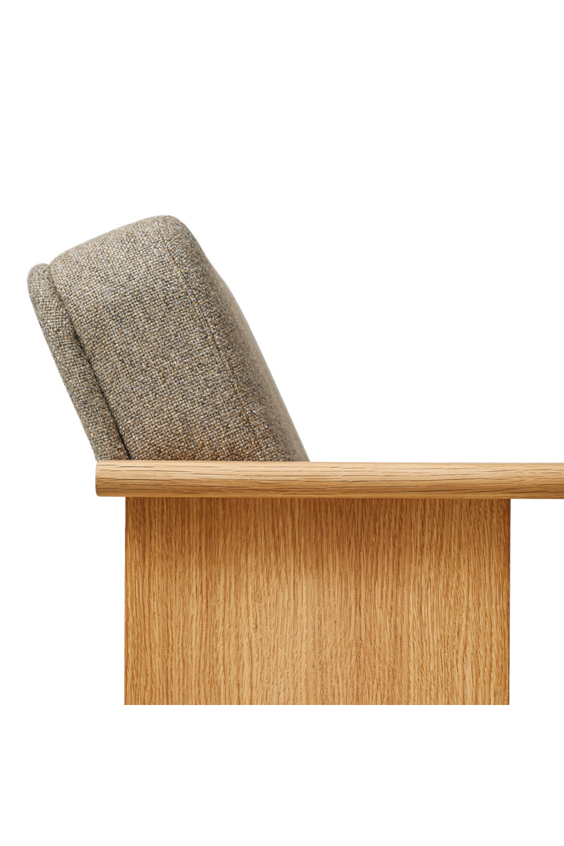 Oiled Oak Lounge Chair | Form & Refine Block | Oroatrade.com