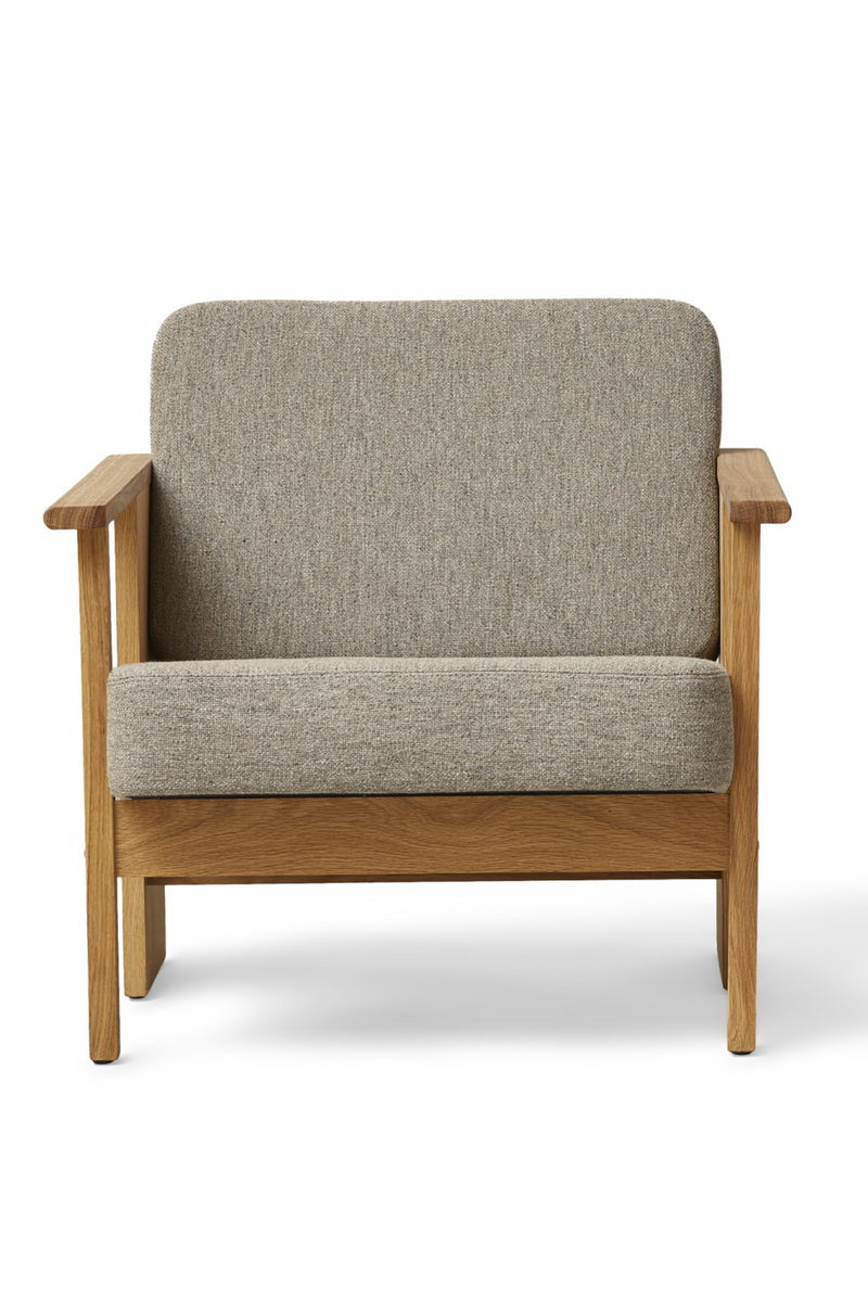 Oiled Oak Lounge Chair | Form & Refine Block | Oroatrade.com