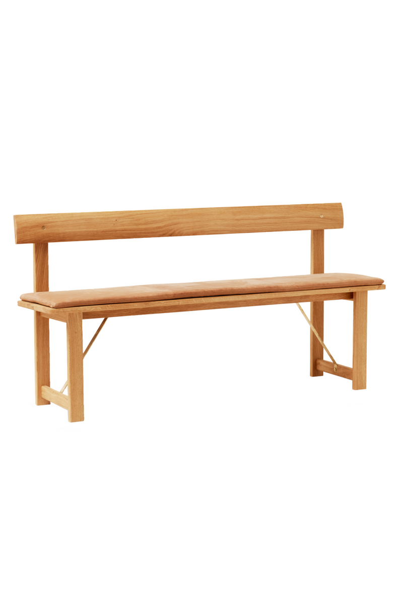 Solid Oak Minimalist Bench | Form & Refine Position | Oroatrade.com