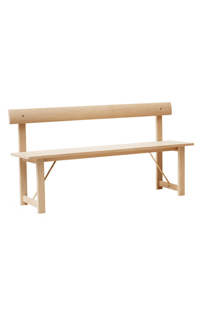 White Oak Minimalist Bench | Form & Refine Position | Oroatrade.com