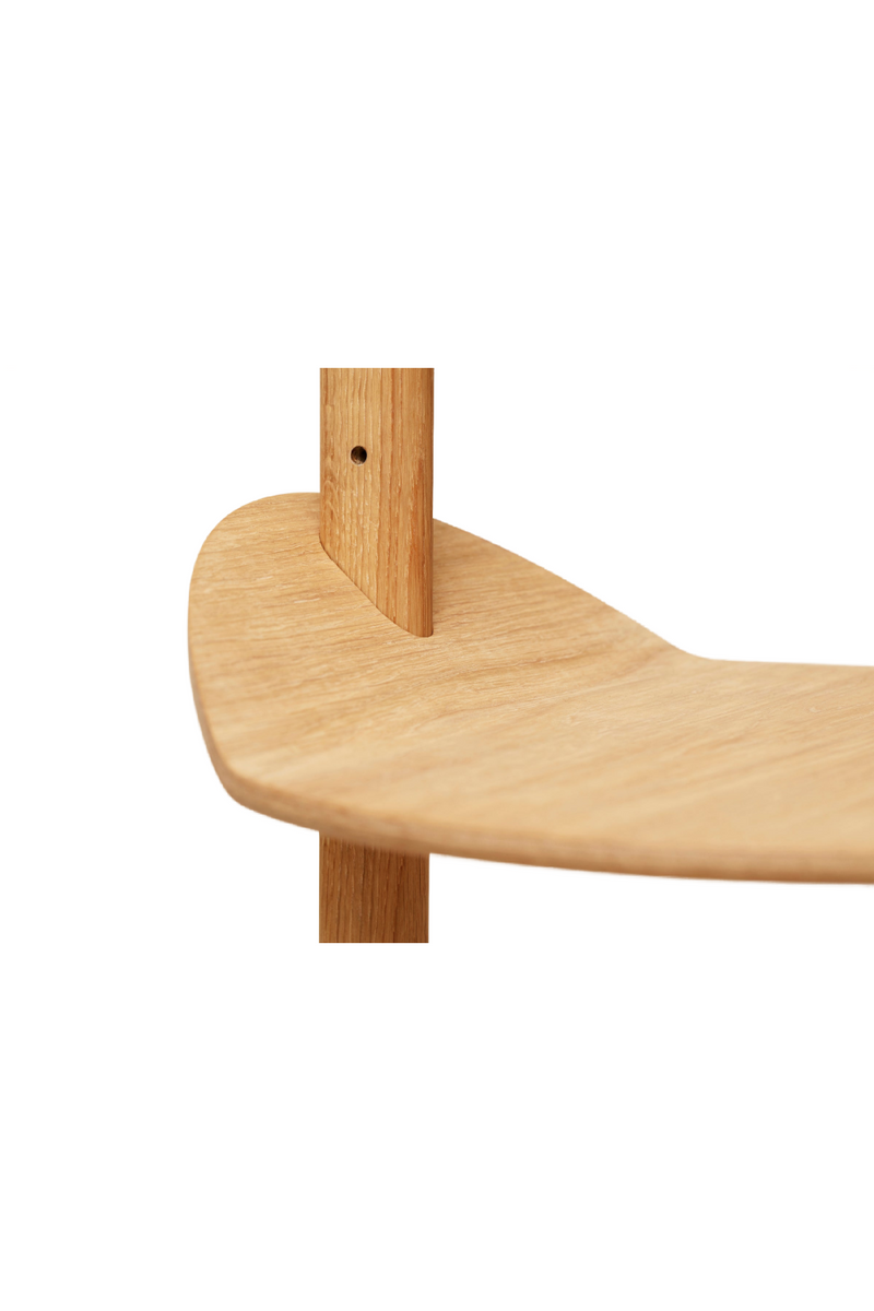 Oiled Oak Modern Side Table | Form & Refine Stilk