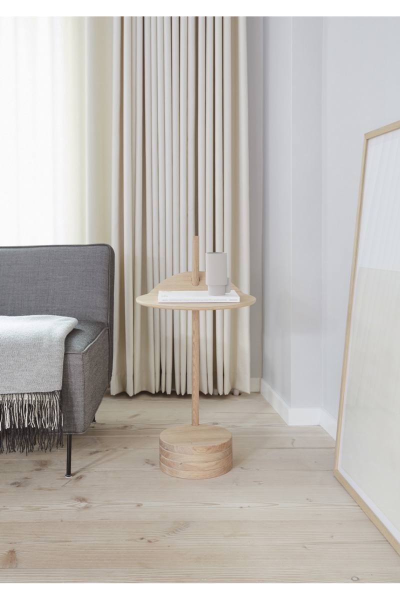 White Oak Modern Side Table | Form & Refine Stilk | Oroatrade.com
