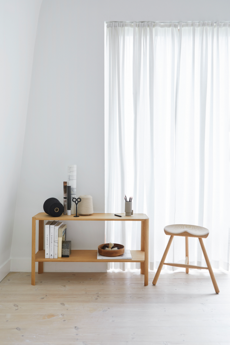 Oak 2-Layered Wall Shelf | Form & Refine Leaf | Oroatrade.com