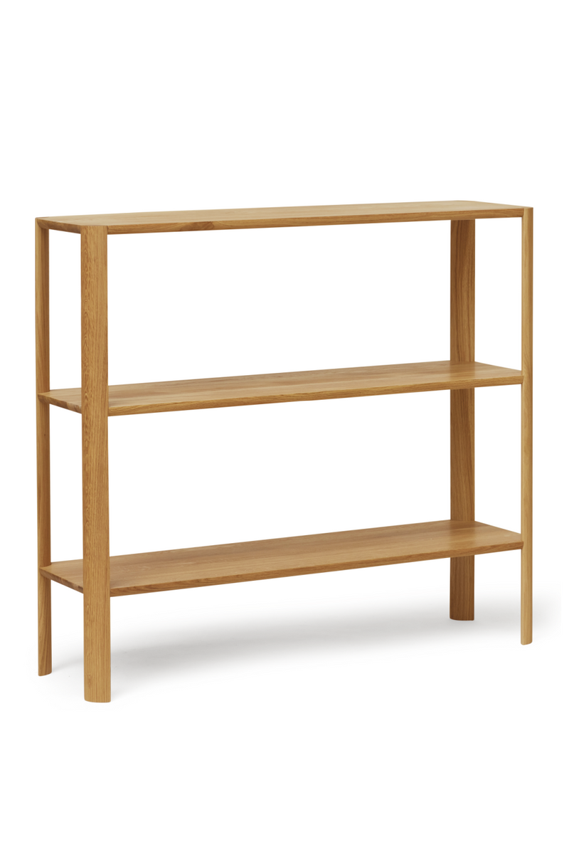 Oak 3-Layered Wall Shelf | Form & Refine Leaf | Oroatrade.com