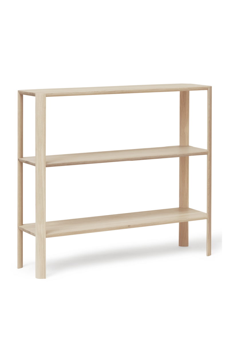 White Oak 3-Layered Wall Shelf | Form & Refine Leaf | Oroatrade.com