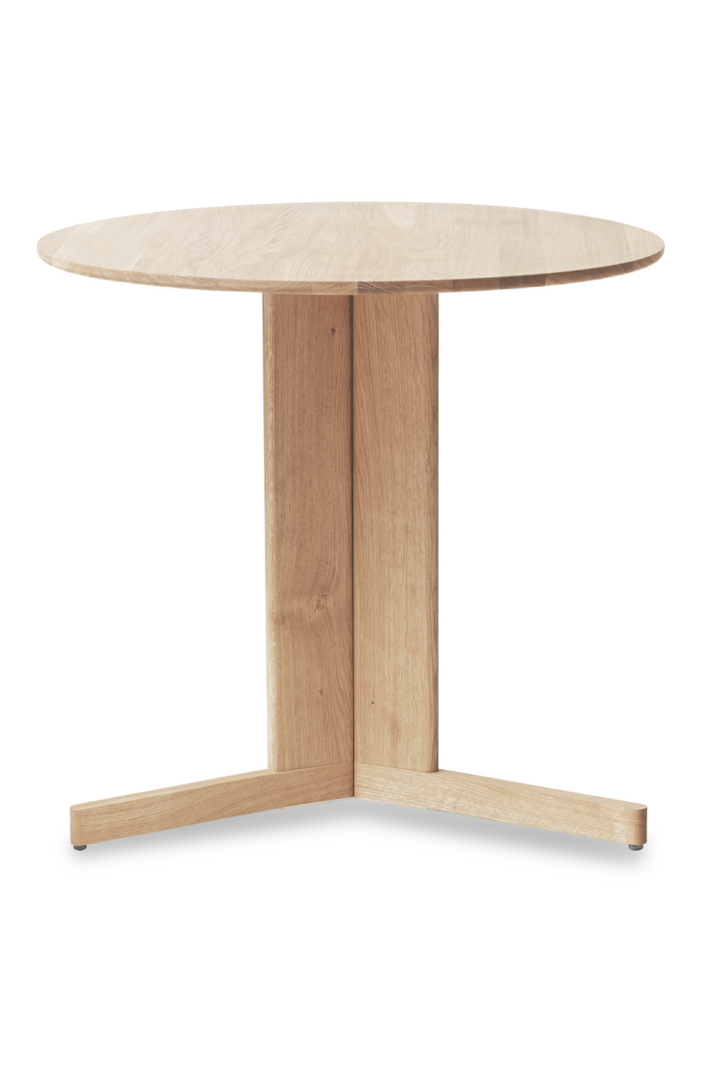 White Oak Round Table | Form & Refine Trefoil | Oroatrade.com