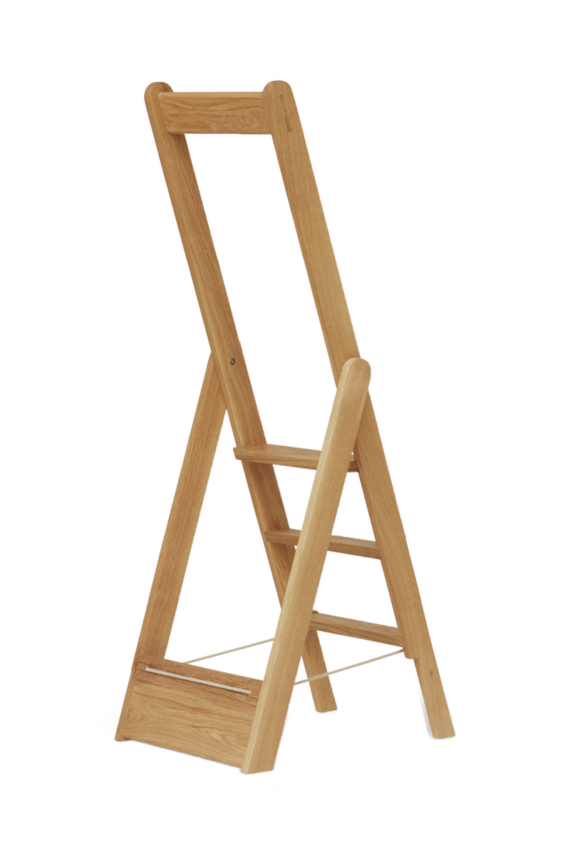 Oiled Oak 3-Step Ladder | Form & Refine Step by Step | Oroatrade.com