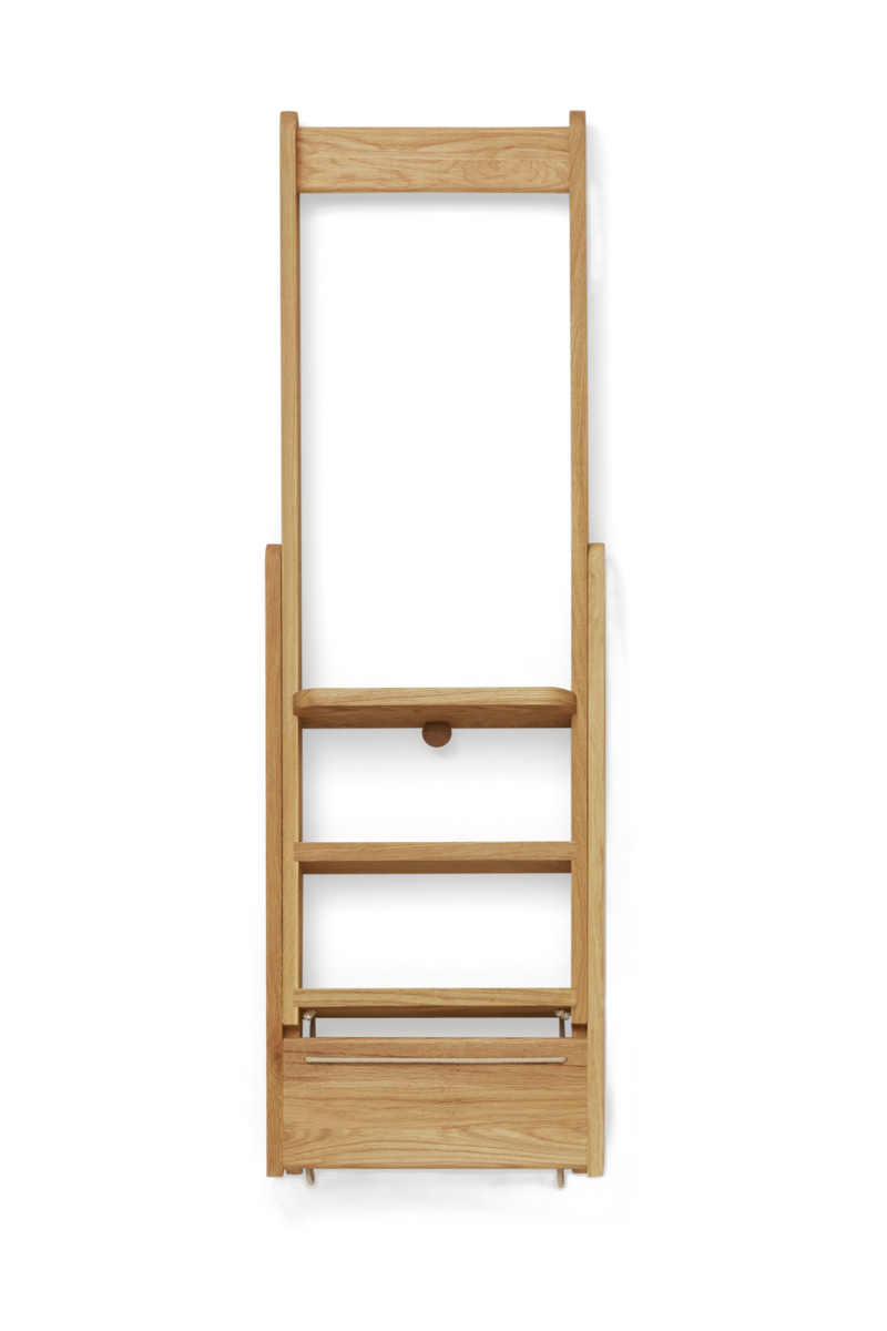 Oiled Oak 3-Step Ladder | Form & Refine Step by Step | Oroatrade.com