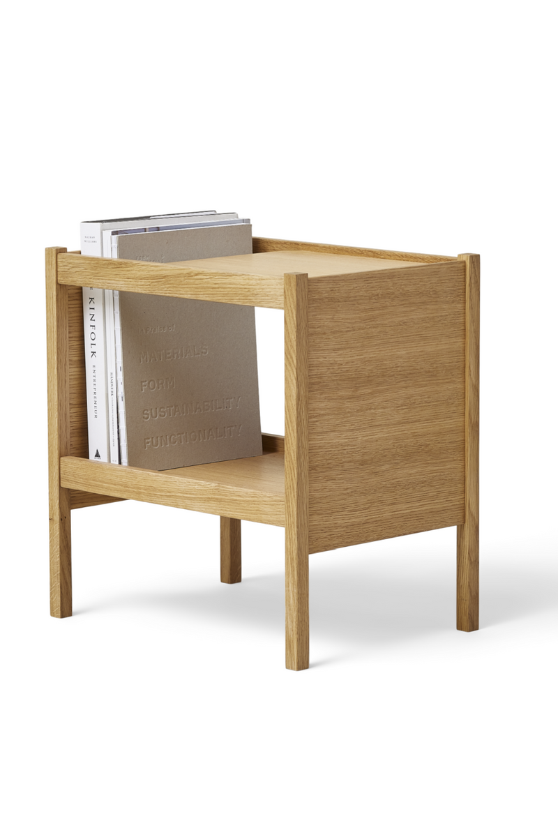 Natural Oak Side Table | Form & Refine Journal Side | Oroatrade.com