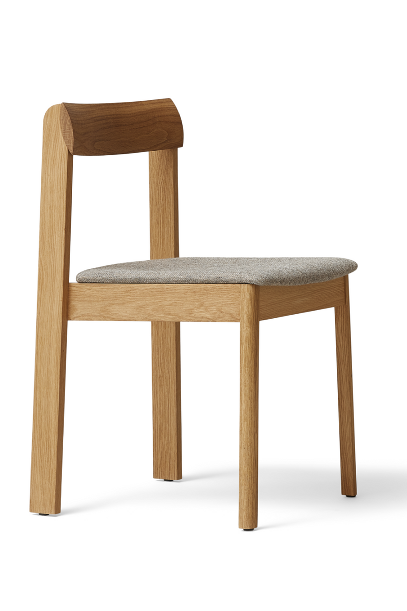 Upholstered Seat Oak Dining Chair | Form & Refine Blueprint | Oroatrade.com
