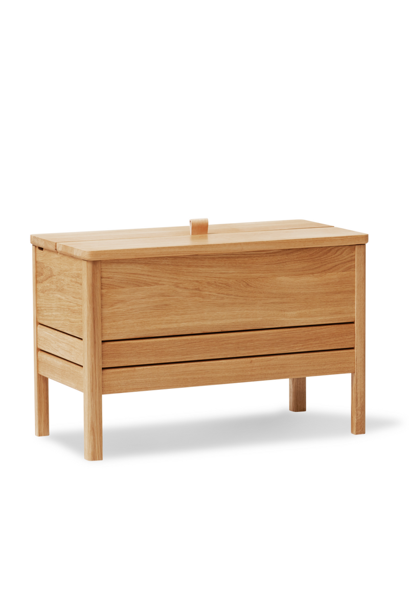 Solid Oak Storage Bench S | Form & Refine A Line | Oroatrade.com