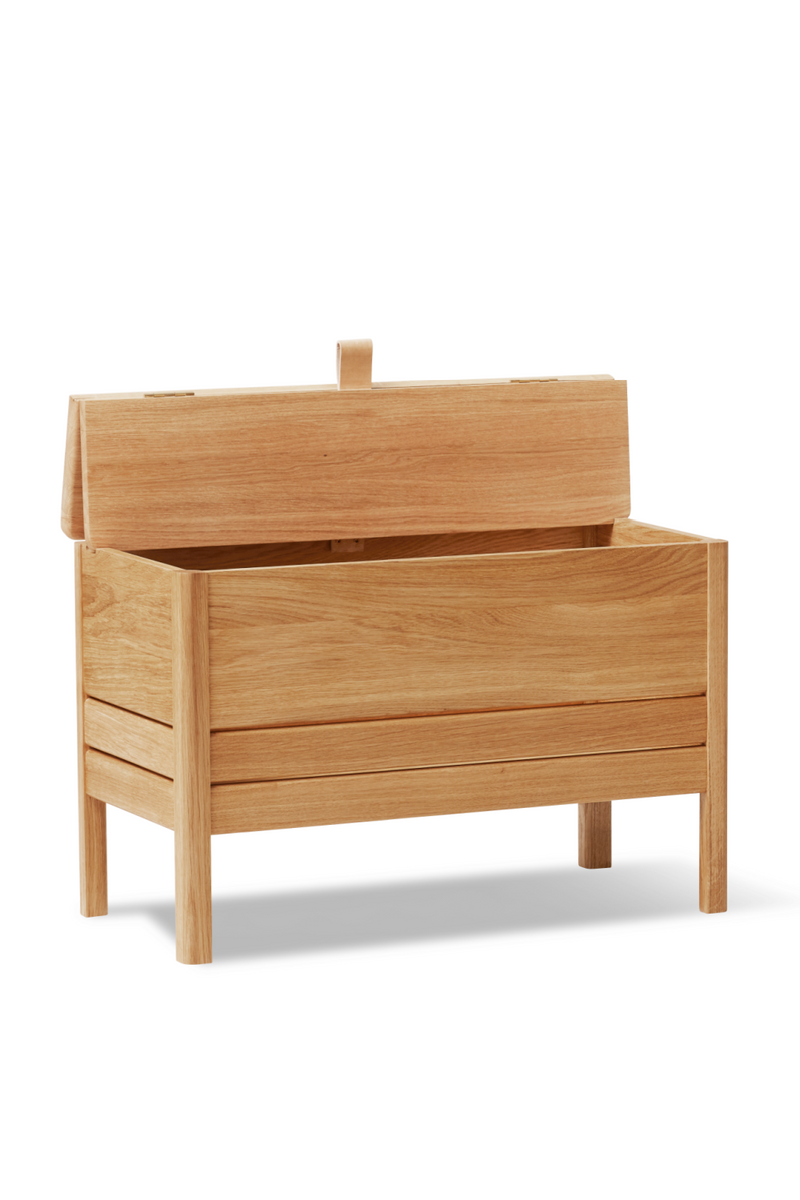 Solid Oak Storage Bench S | Form & Refine A Line | Oroatrade.com